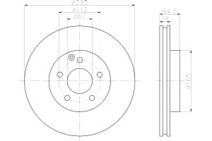 Tarcze Hamulcowe Mintex 2114210812 64 A