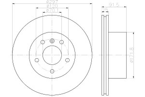 Tarcze Hamulcowe Mintex Sbd000380 Anr4582 Sdb00038