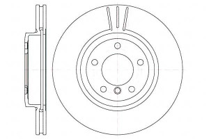 Tarcze Hamulcowe 2szt 324x25 V 5-otw Bmw 3 E46 00>