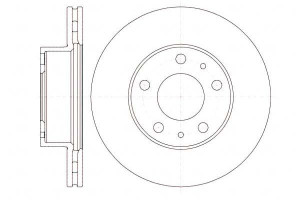 Tarcze Hamulcowe 2szt 280x24 V 5-otw Fiat Ducato 1