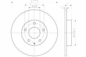 Tarcze Hamulcowe 2szt. Mazda 6 2.0/2.2d/2.5 08.12-