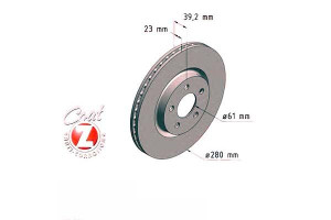 Tarcze Hamulcowe 2szt Chrysler Pt Cruiser 00-10 Pr