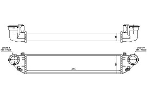 Intercooler Mercedes C (cl203) C T-model (s203) C