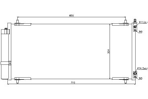 Skraplacz Klimatyzacji Citroen C5 Ii C5 Iii C6 Peu