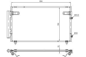 Skraplacz Klimatyzacji Lexus Gs 3.0/4.0/4.3 08.97-