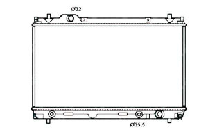 Chłodnica Chrysler Neon 99- Nrf