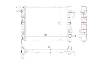 Chłodnica Silnika Nrf 52028829ac 52028829ae 69017