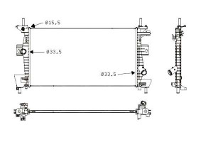 Chłodnica Silnika Ford C-max Ii Focus Iii Grand C-