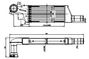 Intercooler Opel Corsa C 1,3-1,7 Cdti Combo Tigra