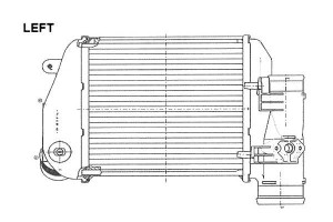 Intercooler Vw A6 2,7-3,0tdi (lewa Strona) Nrf
