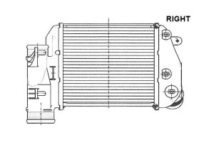 Intercooler Vw A6 2,7-3,0tdi (prawa Strona) Nrf