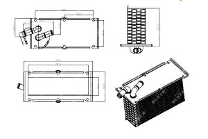 Intercooler Vw 1,2tsi A3 Golf Vi Caddy Nrf