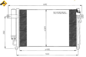 Skraplacz Klimatyzacji Hyundai Getz 02- Nrf