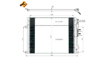 Skraplacz Klimatyzacji Jeep Cheroke 05- Nrf