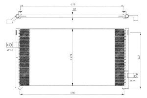 Skraplacz Klimatyzacji Subaru Forester 2,0 97-02 N
