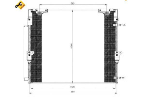 Skraplacz Klimatyzacji Toyota Land Cruiser 08- Nrf