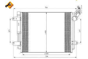 Skraplacz Klimatyzacji Vw Tiguan Nrf