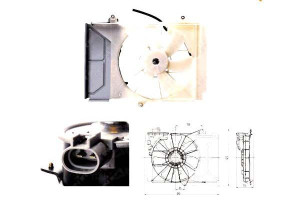 Wentylator Chłodnicy Toyota Yaris 99-06 Nrf