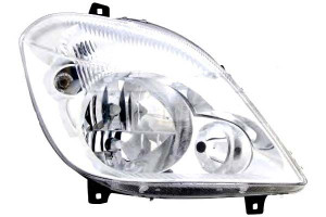 Reflektor (2*h7/h7 Elektryczny Kolor Wkładu: Chrom