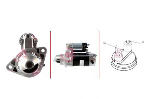 Rozrusznik 12v 1.0kw Casco