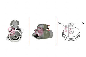 Rozrusznik 12v 0.8kw Casco