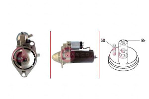 Rozrusznik 12v 1.7kw Casco