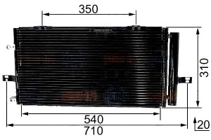 Skraplacz Chłodnica Klimatyzacji [hella]
