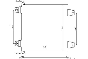Skraplacz Klimatyzacji Daf Xf 105 Xf 95 01.02- Nis