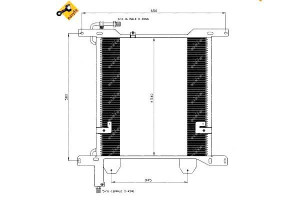 Skraplacz Klimatyzacji Daf 95 95 Xf Xf 95 09.87-12