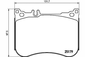 Klocki Hamulcowe Mercedes Przód Sl (r231) W222 3.5
