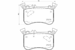 Klocki Hamulcowe Mercedes Przód W176 X156 2,0 4mat