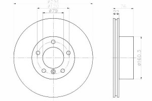 Tarcze Hamulcowe 2szt Bmw Przód 5 (e39) 2.0-3.5 11