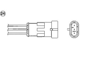 Sonda Lambda Renault Clio 1.4 98- Ngk