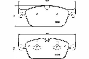 Klocki Hamulcowe Mercedes Przód W166 X166 Gl Ml 11