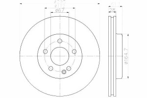 Tarcze Hamulcowe 2szt Mercedes Przód W246 W176 220