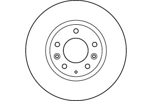 Tarcze Hamulcowe 2szt Mazda Przód Cx-7 2,2-2,3 07-