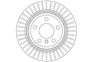 Tarcze Hamulcowe 2szt Bmw Tył 3 4 1,5-2,0 11- Trw