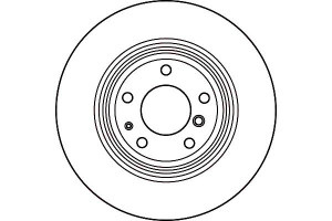 Tarcze Hamulcowe 2szt Bmw Tył 3 7 8 Z4 Z8 3,2-5,6
