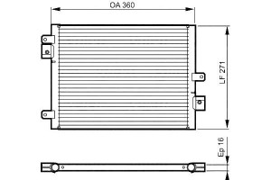Skraplacz Klimatyzacji Porsche 911 911 Targa Boxst