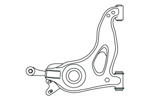 Wahacz Przód Mercedes 170 202 Series 10 1993 Pr Fr