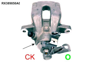 Zacisk Hamulcowy Peugeot 307 00- Pt Fte