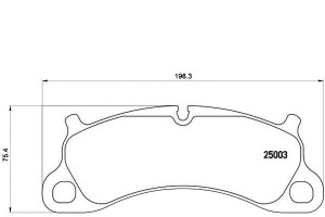 Klocki Hamulcowe Porsche 911 (991) 12- Przód Bremb