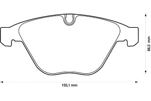 Klocki Hamulcowe Ceramiczne Bmw 1 (e82) 3 (e90) 3
