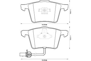 Klocki Hamulcowe Ceramiczne Audi A4 A6 A6 Allroad