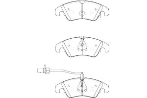 Klocki Hamulcowe Ceramiczne Audi A4 A4 Allroad A5