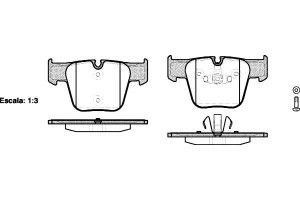 Klocki Hamulcowe Remsa 44207520 A00 Pad1397