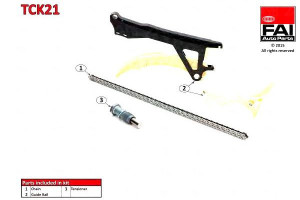 Zestaw Łańcucha Rozrządu Bmw Fai Autoparts