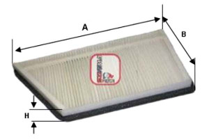 Filtr Kabiny Peugeot 206 206+ 1.1-2.0d 08.98- Sofi
