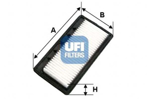 Filtr Powietrza Atos 1.0i 12v 98- Ufi