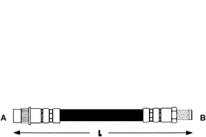 Przewód Hamulcowy Ap 4806a0 Hos3302 24511104203 T6